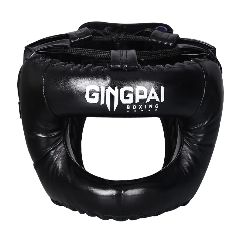 Boxing Head Protection Adult Fitness Equipment Aproved Closed Full Sports Headgear Men Women Sanda Helmets Kids Head Protector
