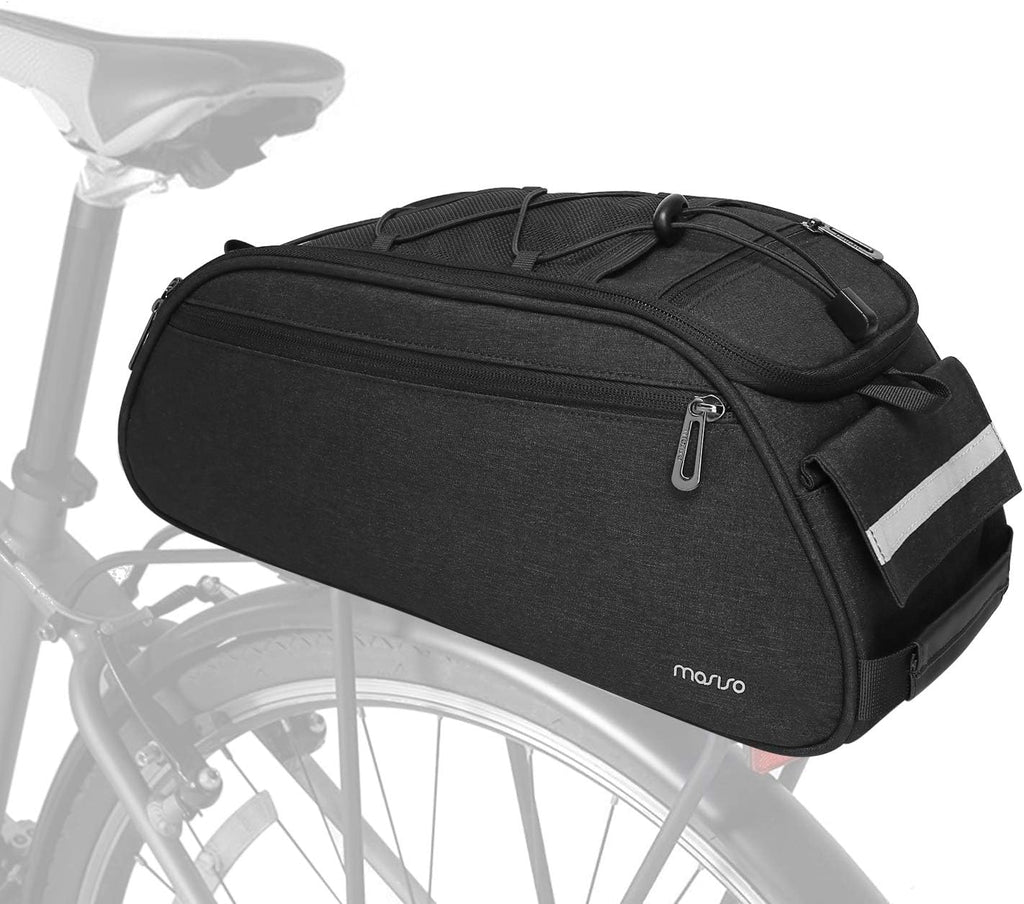 Bike Rack Bag, Waterproof Bicycle Trunk Pannier Rear Seat Pouch | Cycling Bike Carrier Backseat Storage Luggage Saddle Shoulder Bag