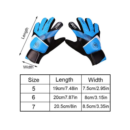 Goalkeeper Glove Latex Goalkeeper Gloves Football Protection Adults Anti-Slip Football Gloves Soccer Goalie