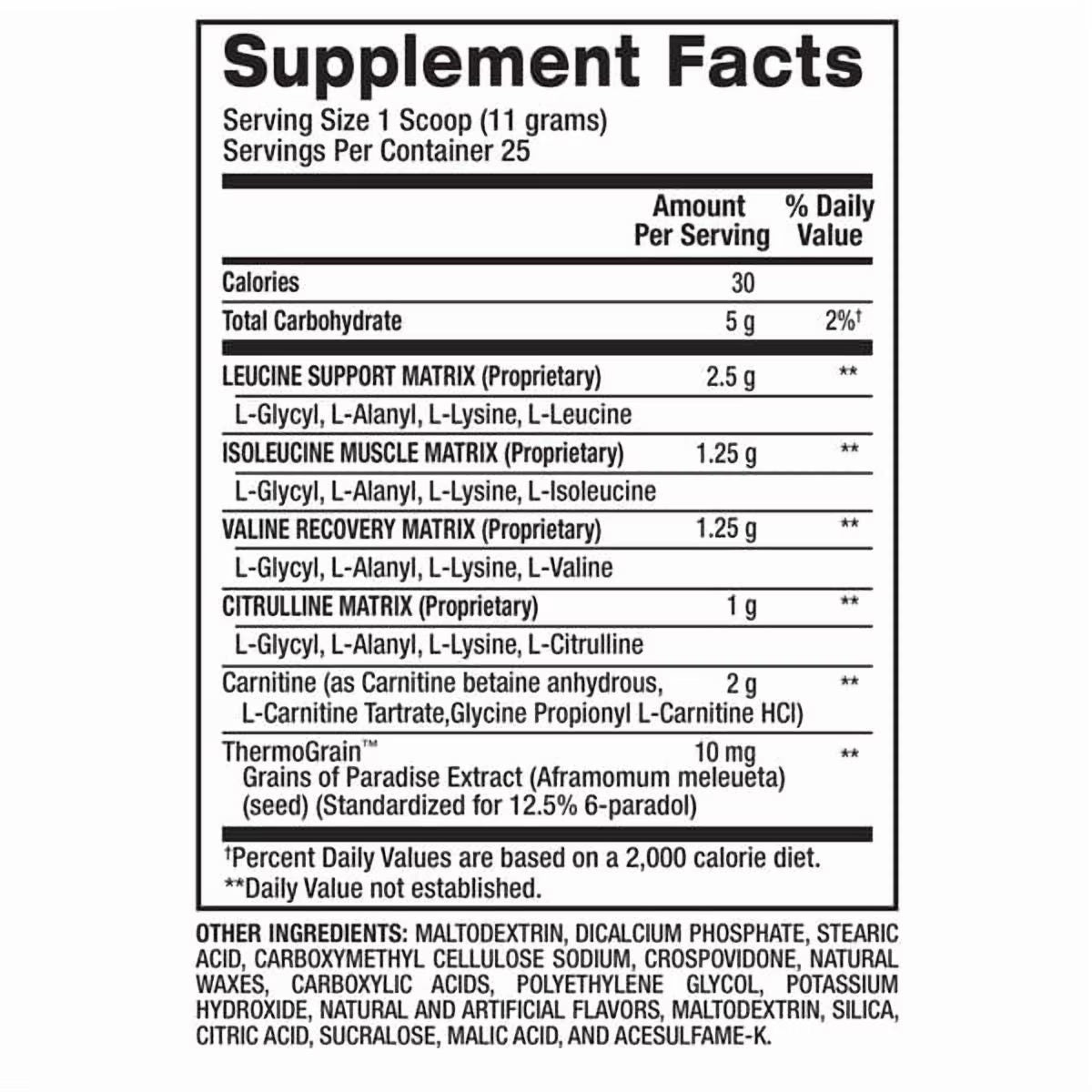 Best BCAA Shredded - Caffeine-Free Thermogenic Recovery Formula - BCAA Powder - Lean Muscle Building - Accelerated Recovery - Weight Loss - Hydration - Blue Raz - 25 Servings - 9.7 Oz.