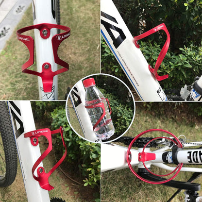 Water Bottle Holder for Bike, Lightweight Bike Water Bottle Cage Aluminum Alloy Bicycle Cages Bike Drink Holder for Mountain Bike Road Bike Cycling