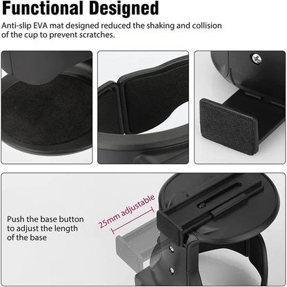 Universal Car Cup Holder Air Vent Outlet Drink Coffee Bottle Holder Can Mounts Holders Beverage Ashtray Mount Stand Accessories