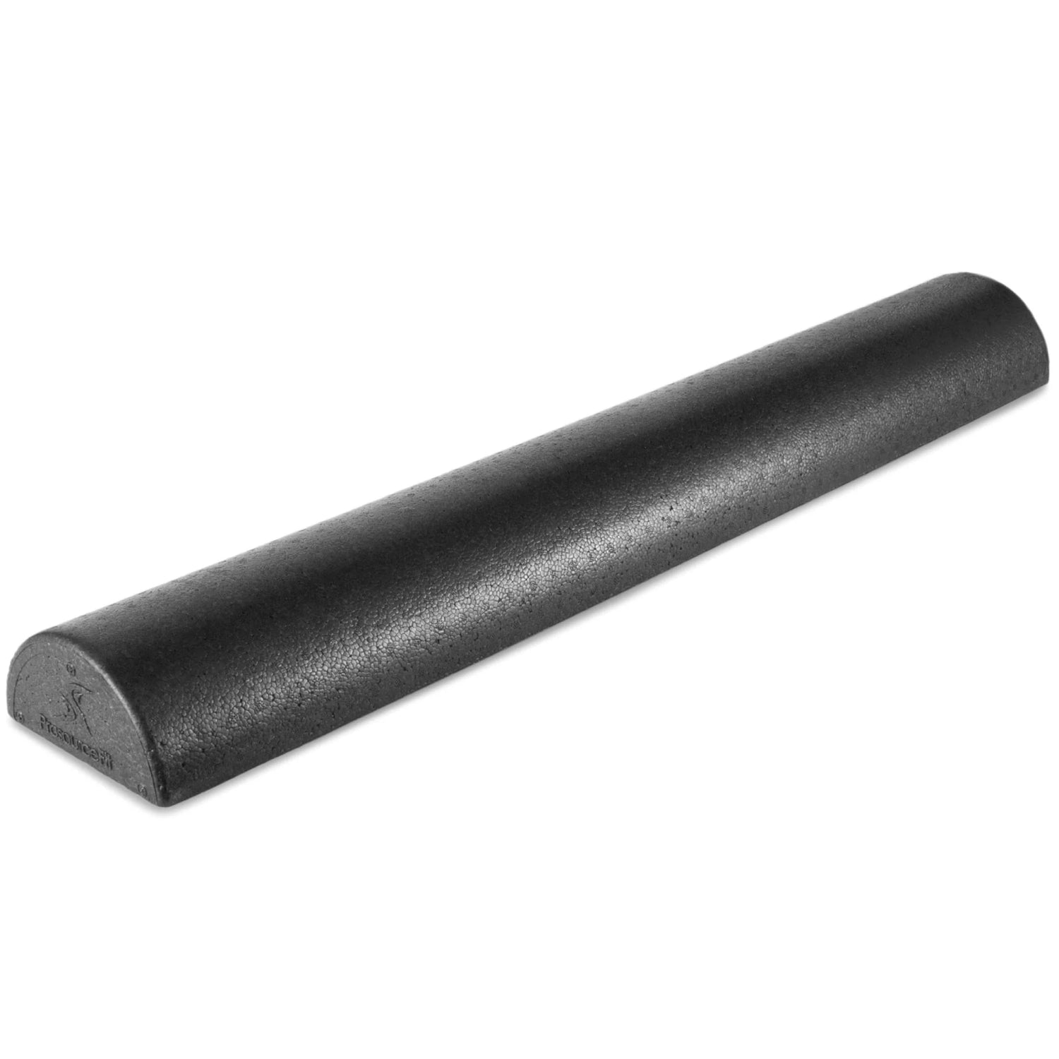 High Density Half-Round Foam Rollers 12”, 18", 36" Black