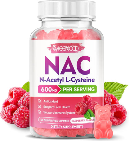 NAC Gummies, N Acetyl Cysteine 600Mg, NAC Supplement for Antioxidants &amp; Immune S