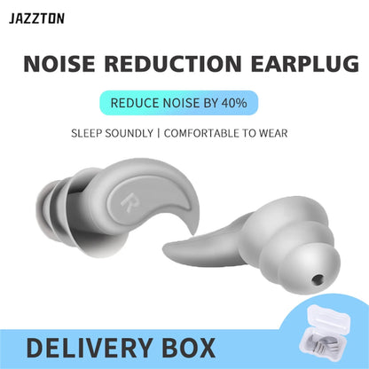 Waterproof Swimming Ear Plugs for Adults, Reusable Soft Silicone Swim Earplugs for Surfing, Diving, Pool, Showering and Other Water Sports, Keep Water Out and Ear Protection