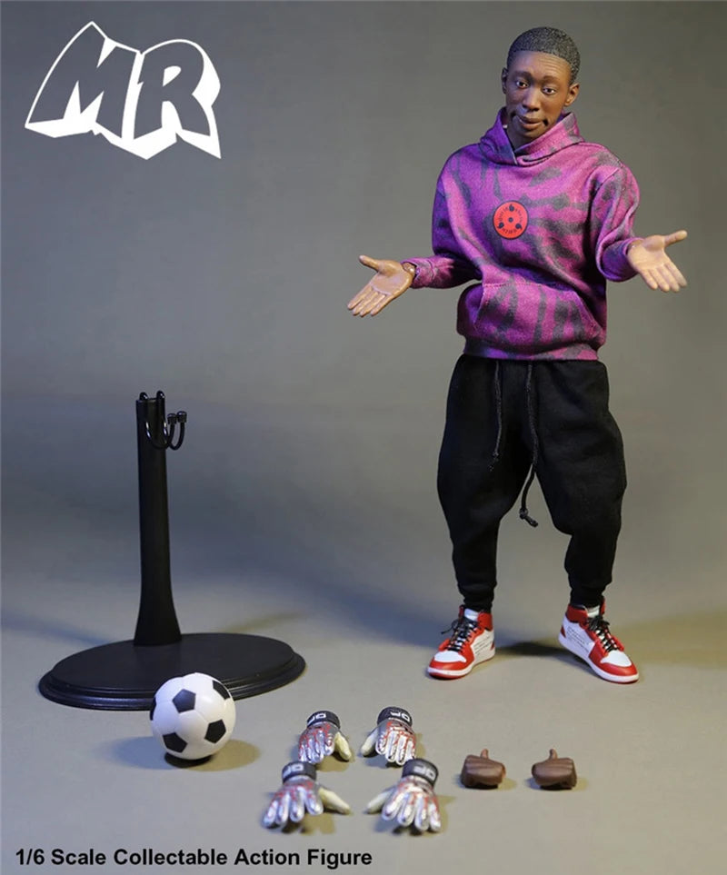 Mr.Figure Mr002 Mr003 1/6 1/12 Men Soldier Mr. No Say Figure Funny Black Body Full Set 12" 6&