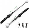 Retractable Golf Swing Trainer, Golf Grip Trainer, Golf Training Aid for Warm-Up, Golf Swing Training Aid, Grip Trainer Golf Club, Strength & Tempo Training for Chipping Hitting