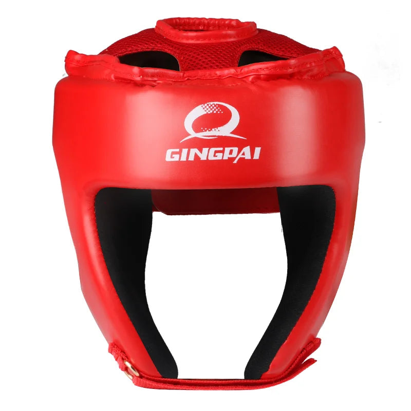 Blue Red Black MMA Helmet Adult Male Female Fighting Muay Thai Kick Boxing Training Helmet Safety Headgear Sanda Protector Guard