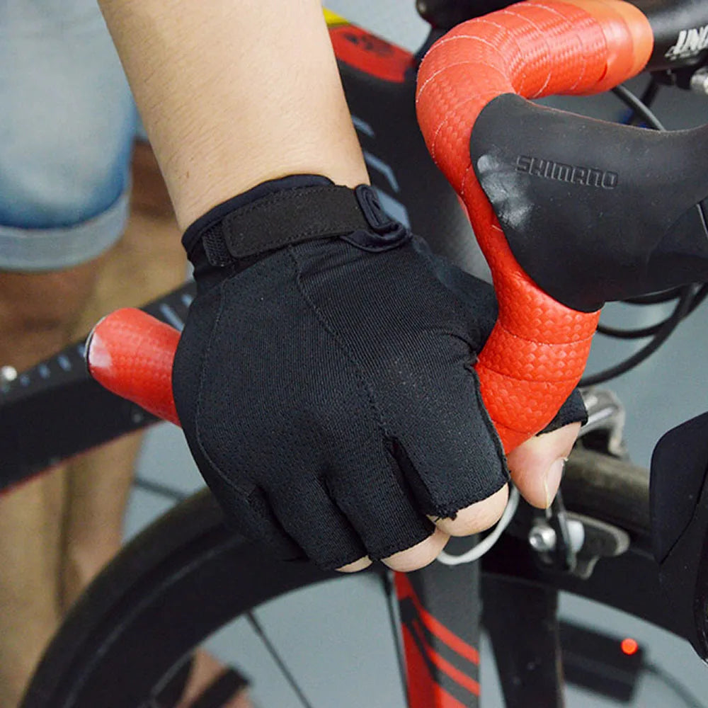 Cycling Gloves Half Finger Korea ASK Microfiber Bike Glove Light Soft Super Breathable Cycling Gloves Pad Shockproof