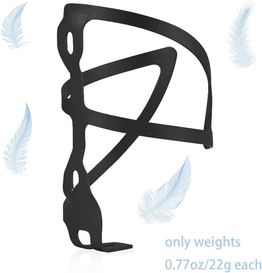 Bike Water Bottle Cage, Lightweight Aluminum Alloy Bike Water Bottle Holder Bicycle Cages Bike Drink Holder for Cycling Mountain Bike Road Bike