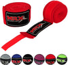 Boxing Hand Wraps 100% Cotton Multi Colors Great for MMA Boxing Muay Thai Kick Boxing Training Wris Support Wraps 180 Inches Length Red