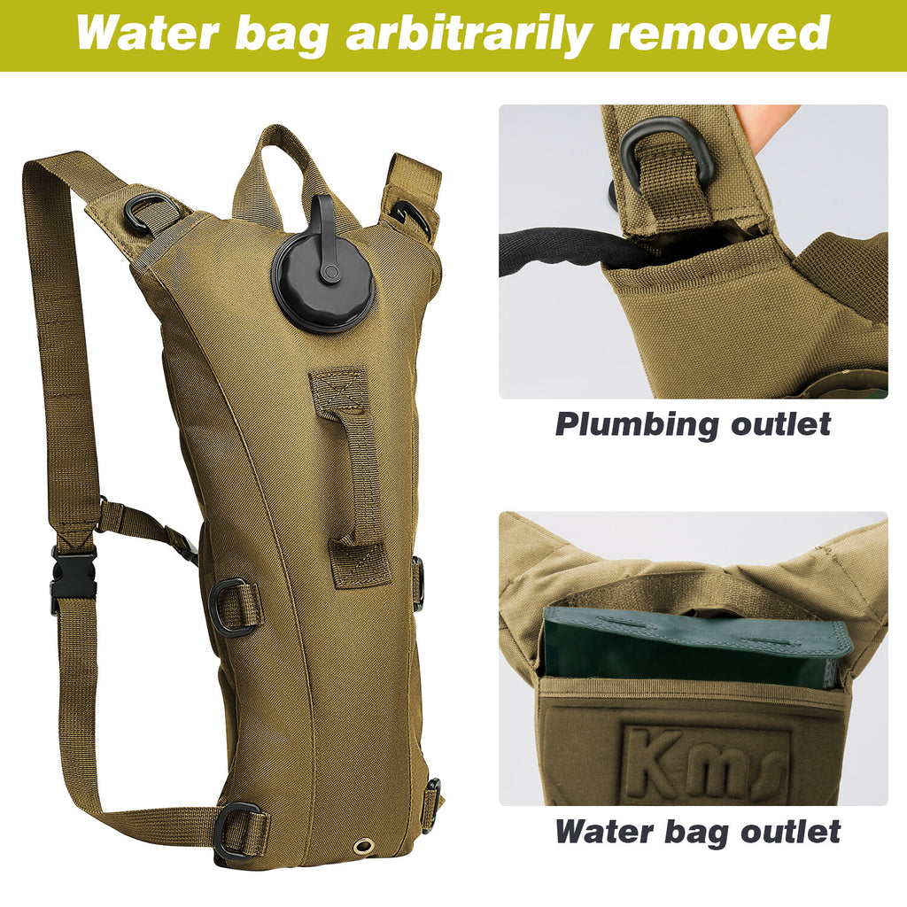 Cycling Hydration Bladder - 3L Leakproof Water Bag for Backpacks (BPA Free) USA