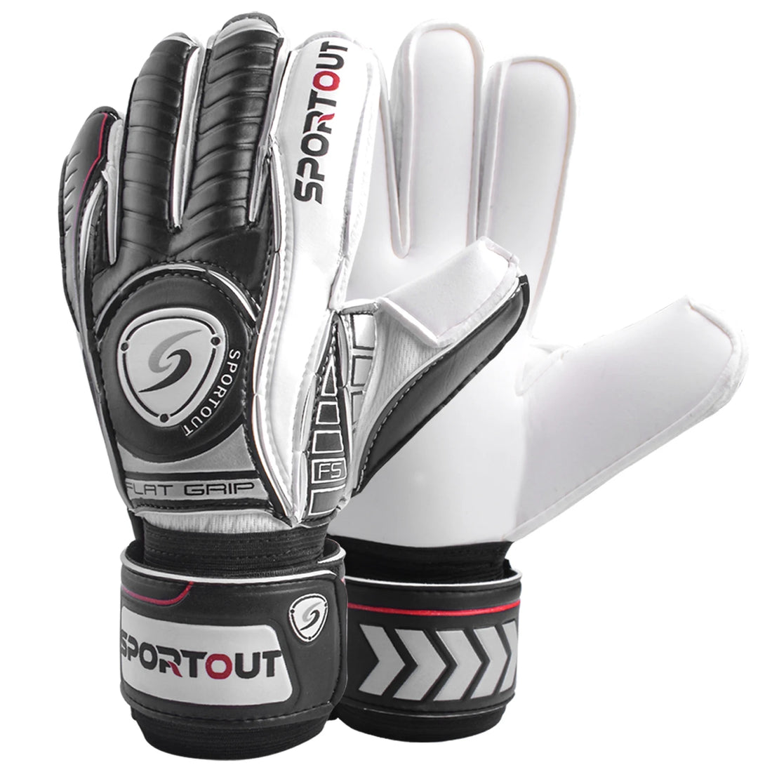 Goalie Gloves, Goalkeeper Gloves with Fingersave, Soccer Gloves, Breathable Soccer Goalie Gloves, 4Mm Latex, for Kids