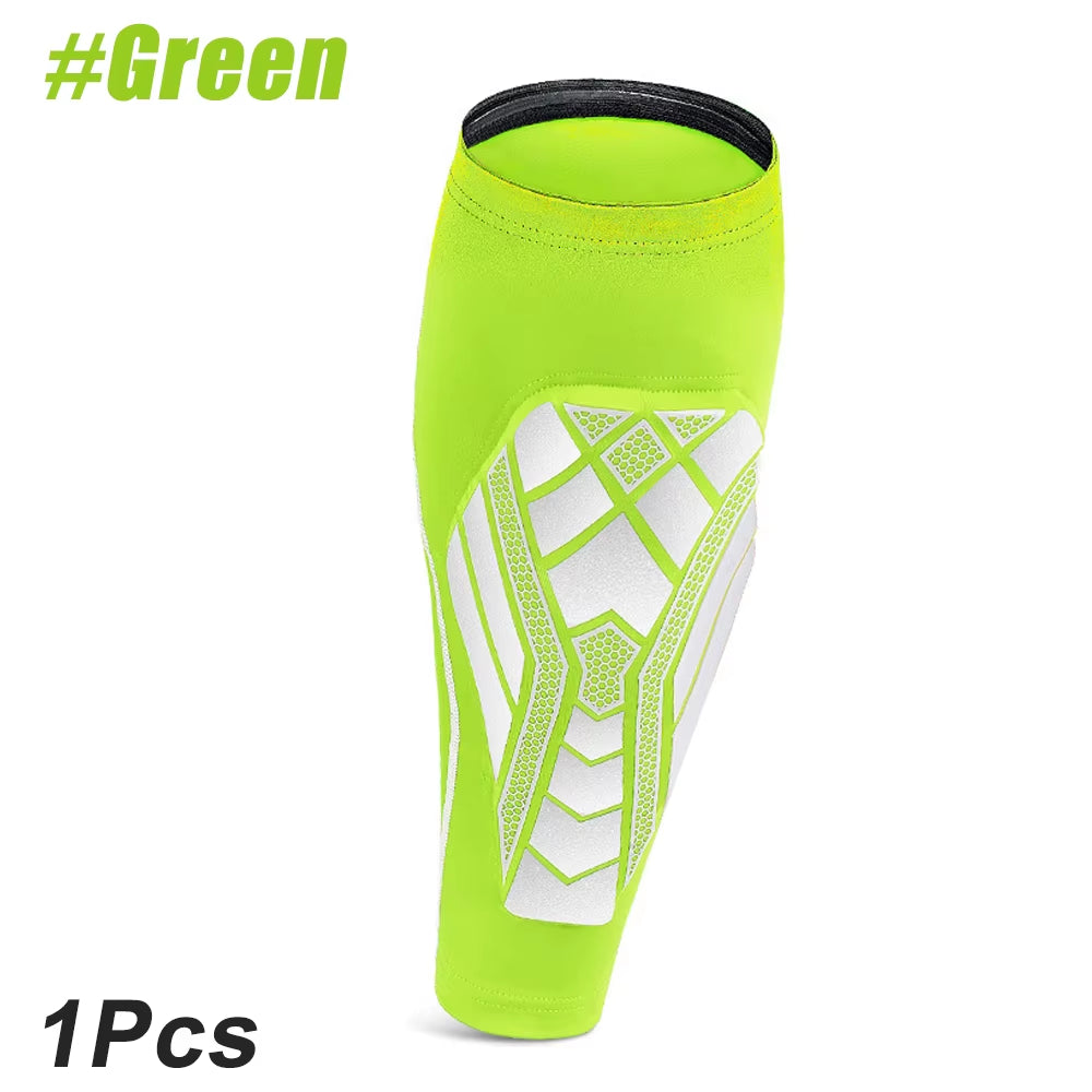 1 Pcs Calf Compression Sleeves with EVA Pad for Men and Women, Leg Support for Shin Splints, Shin Guards for Home Work Garden