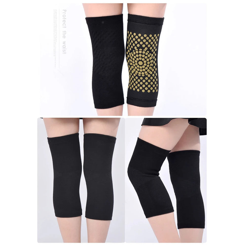 Wormwood Self Heating Knee Braces 1 Pair Wormwood Self Heating Knee Braces Warm Knee Pads Sleeves Knee Brace Support