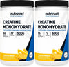 Creatine Monohydrate Powder (Pineapple Mango, 500 Gram) - Micronized Creatine Supplement - Vegan, Non-Gmo, Gluten Free (Pack of 2)