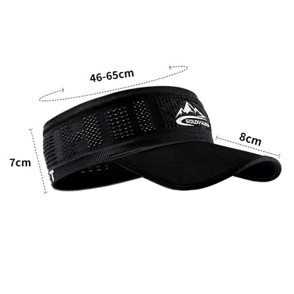 Summer Sun Hats Running Caps for Men Women Quick Dry Breathable Mesh Visor Hat Top Empty Tennis Golf Cycling Hat Baseball Cap