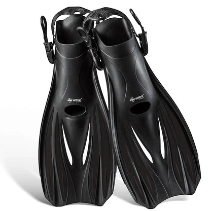 Professional Adult Flexible Comfort TPR Non-Slip Swimming Diving Fins Rubber Snorkeling Swim Flippers Water Sports Beach Shoes