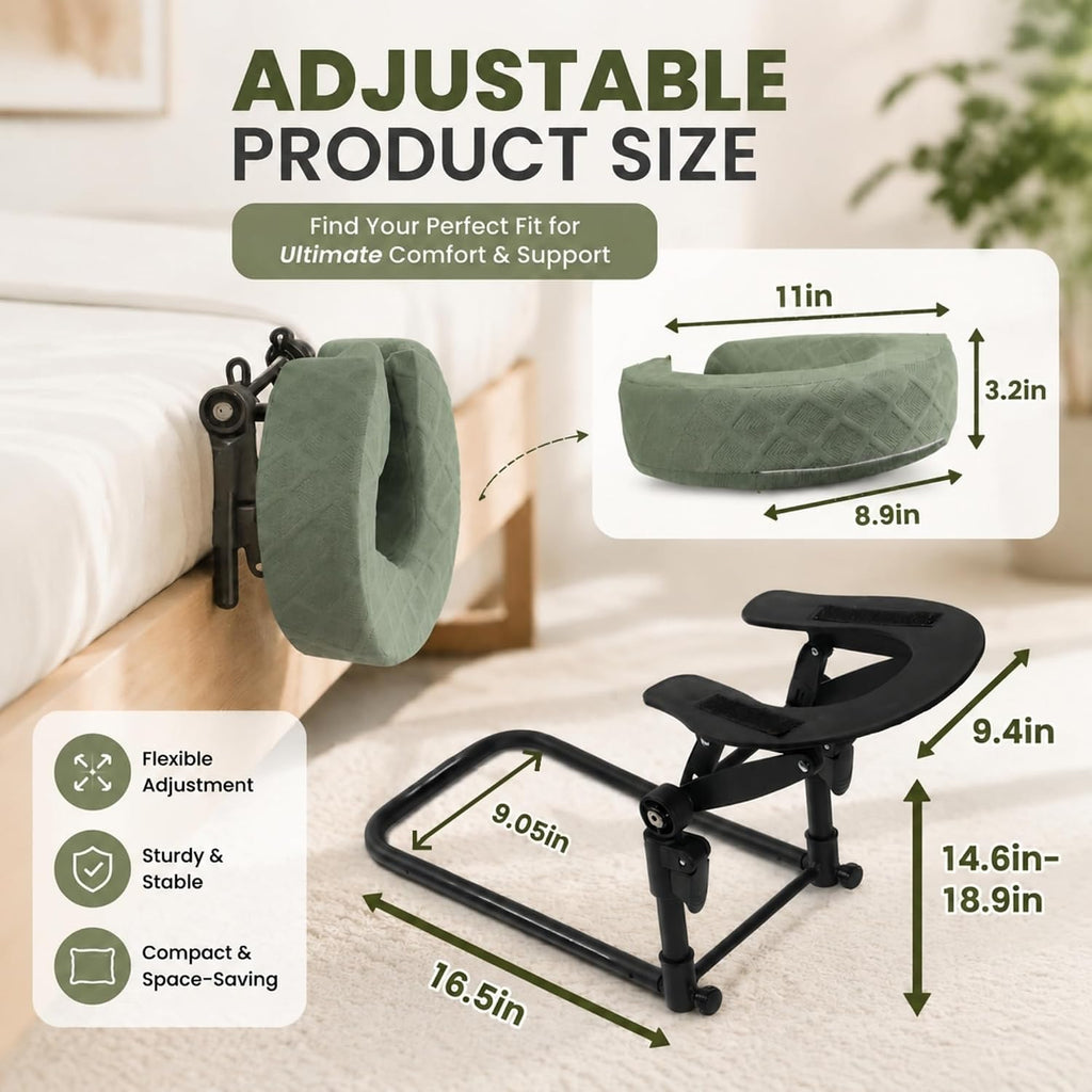 Massage Headrest for Bed,Adjustable Massage Head Holder,Home Massage Kit