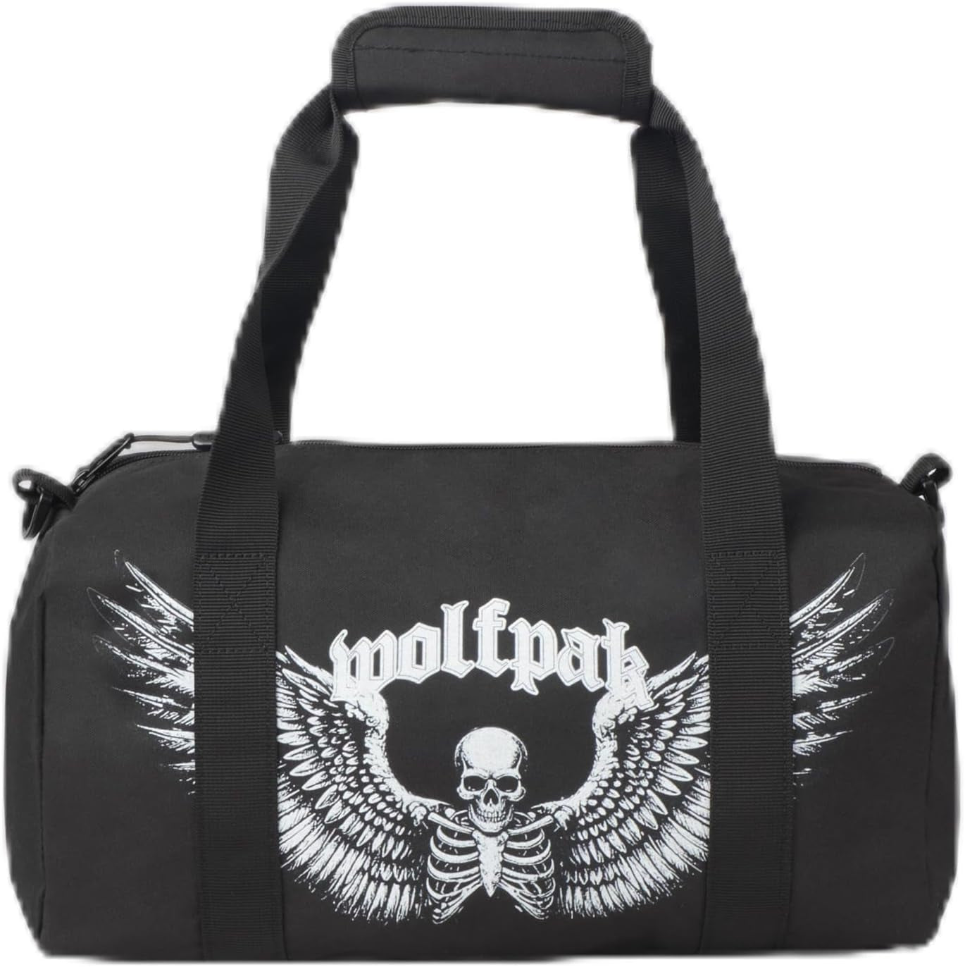 11L Mini Duffle Bag Water-Resistant Gym Travel Duffle (Deathwing) | 180° Full Opening, Waterproof 900D Oxford, Shoe Compartment, YKK® Zippers, Adjustable Shoulder Strap, 11L Capacity