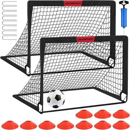 Kids Soccer Goals for Backyard Set - 2 of 4&