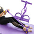 Multifunction Tension Rope, 6-Tube Elastic Yoga Pedal Ankle Puller Resistance Band, Latex Tension Rope Fitness Equipment, for Abdomen/Waist/Arm/Leg Stretching Slimming Training 2025 Upgrade