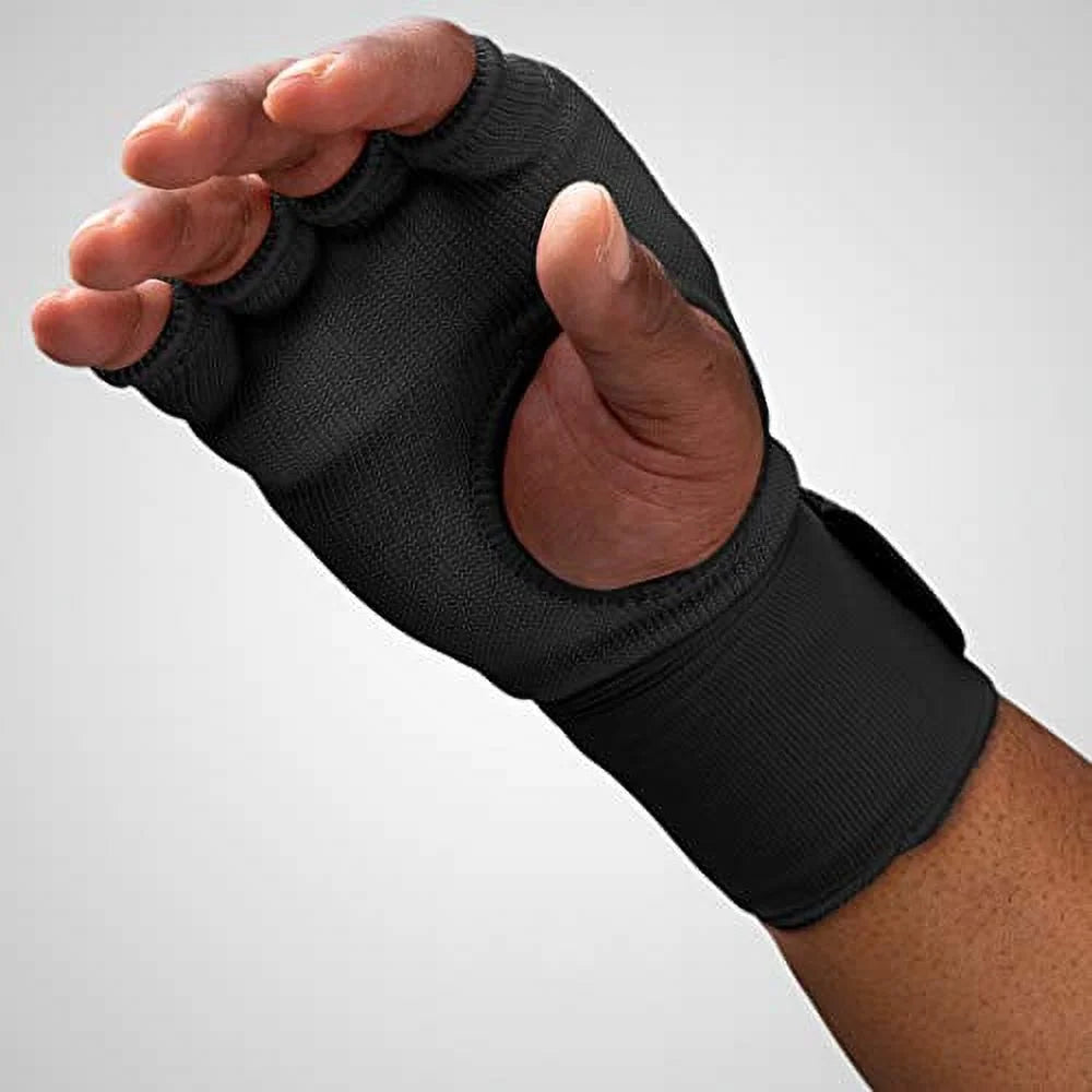 Quick Gel Boxing Hand Wrap Gloves - Black, Small