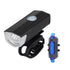MTB Bike Lights Set USB LED Rechargeable Waterproof Mountain Bike Headlight Bicycle Light Front Warning Cycling Accessorie
