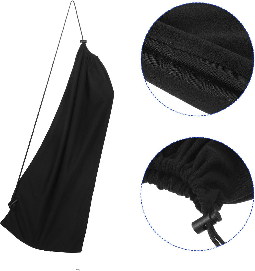 Tennis Racket Cover Bag - Velvet Pouch Tennis Racquet Bag, Single Shoulder, Apply to Tennis Sports (82 X 34 Cm, Black)