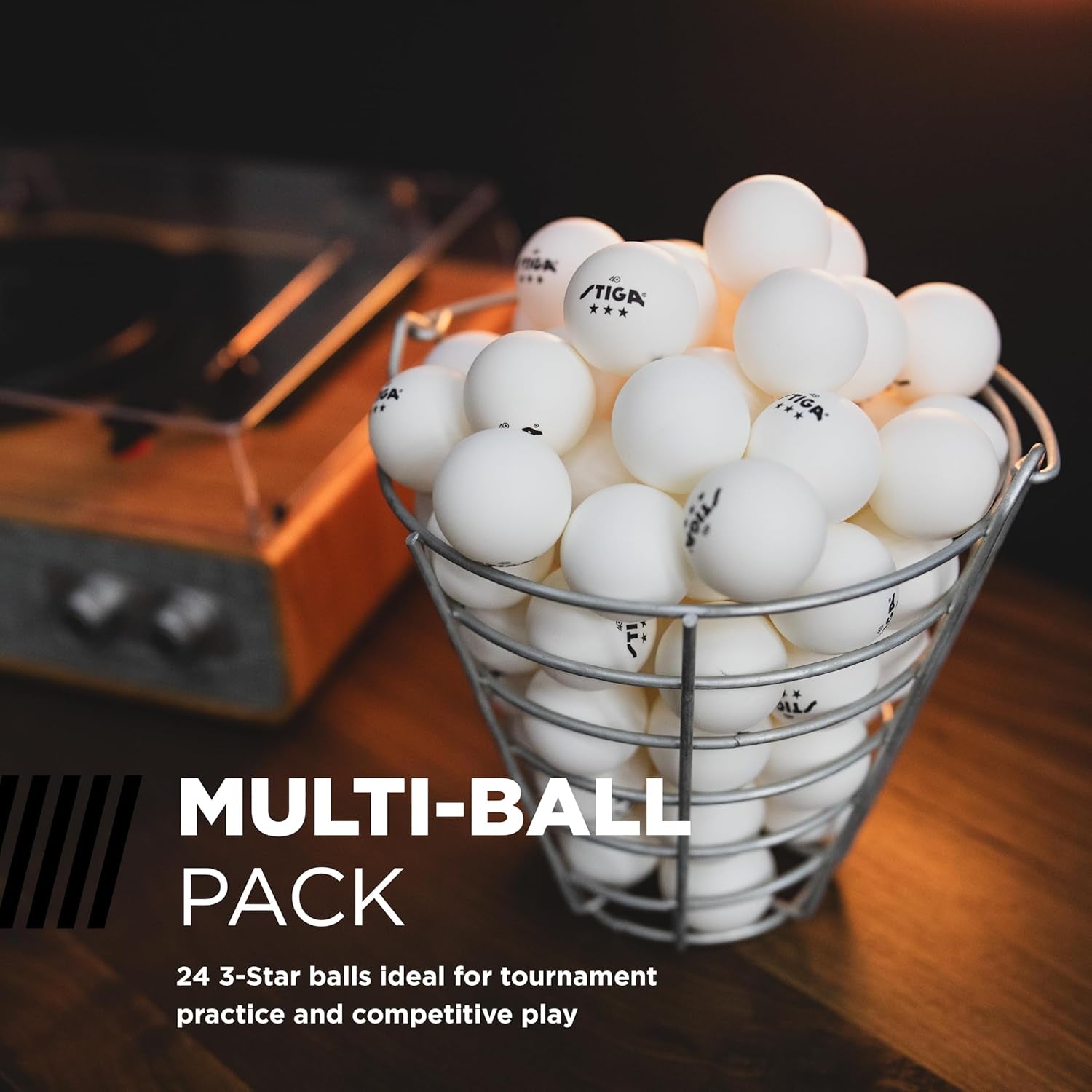 Stiga 3-Star Table Tennis Balls