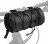 Bike Handlebar Bag, 2.5L Black Waterproof Bicycle Frame Front Bag, Multiple Bike Storage Roll Bag Bicycle Accessories with Shoulder Strap for Mountain Road Bikes
