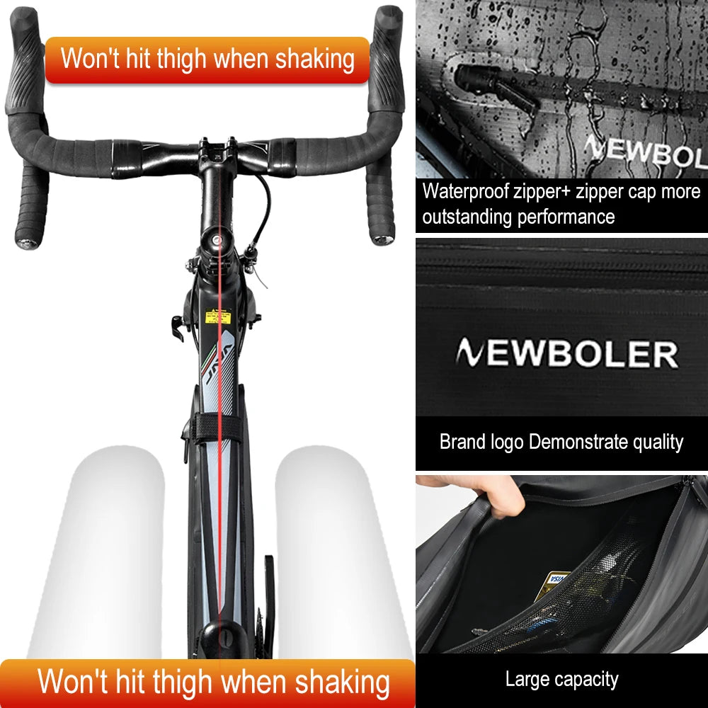Bike Bicycle Bag Front Tube Frame Handlebar Waterproof Cycling Bags Triangle Pouch Frame Holder Bicycle Accessories