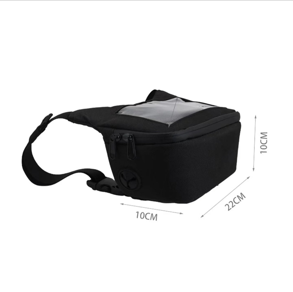 Waterproof Handlebar Bag Front Basket Portable for Vespa Hiking Cycling Travel Satchel Fanny Pack Waist Motorcycle Bags