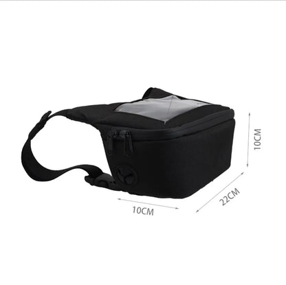 Waterproof Handlebar Bag Front Basket Portable for Vespa Hiking Cycling Travel Satchel Fanny Pack Waist Motorcycle Bags