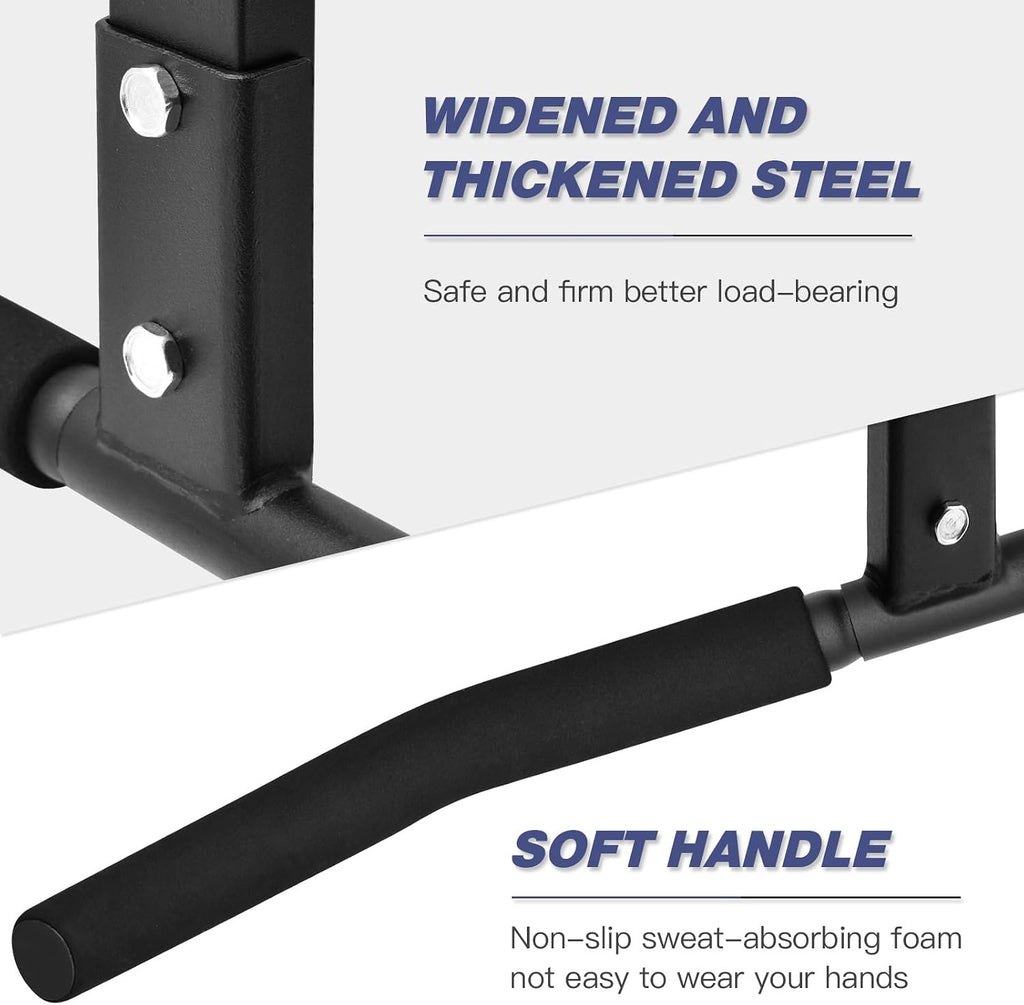 Pull up Bar, Chin up Bars Ceiling Mount, Workout for Home Gym, Beam, Crossfit - Heavy-Duty, Foam Grip, Easy Installation