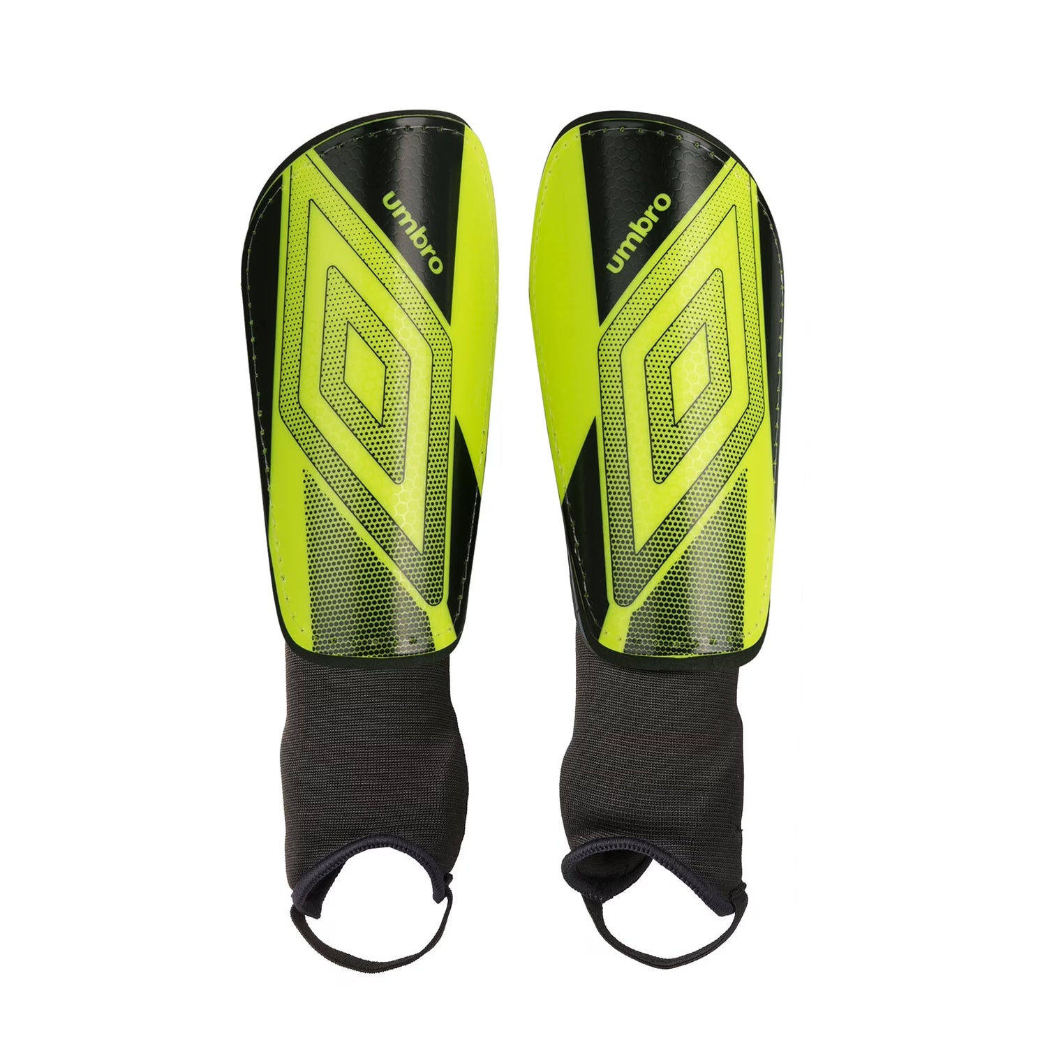 Ceramica Peewee Stirrup Soccer Shin Guards for Kids, Bright Yellow