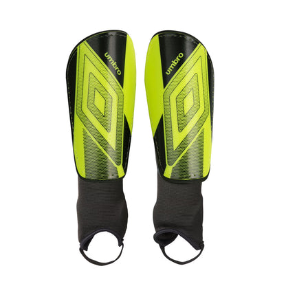 Ceramica Peewee Stirrup Soccer Shin Guards for Kids, Bright Yellow