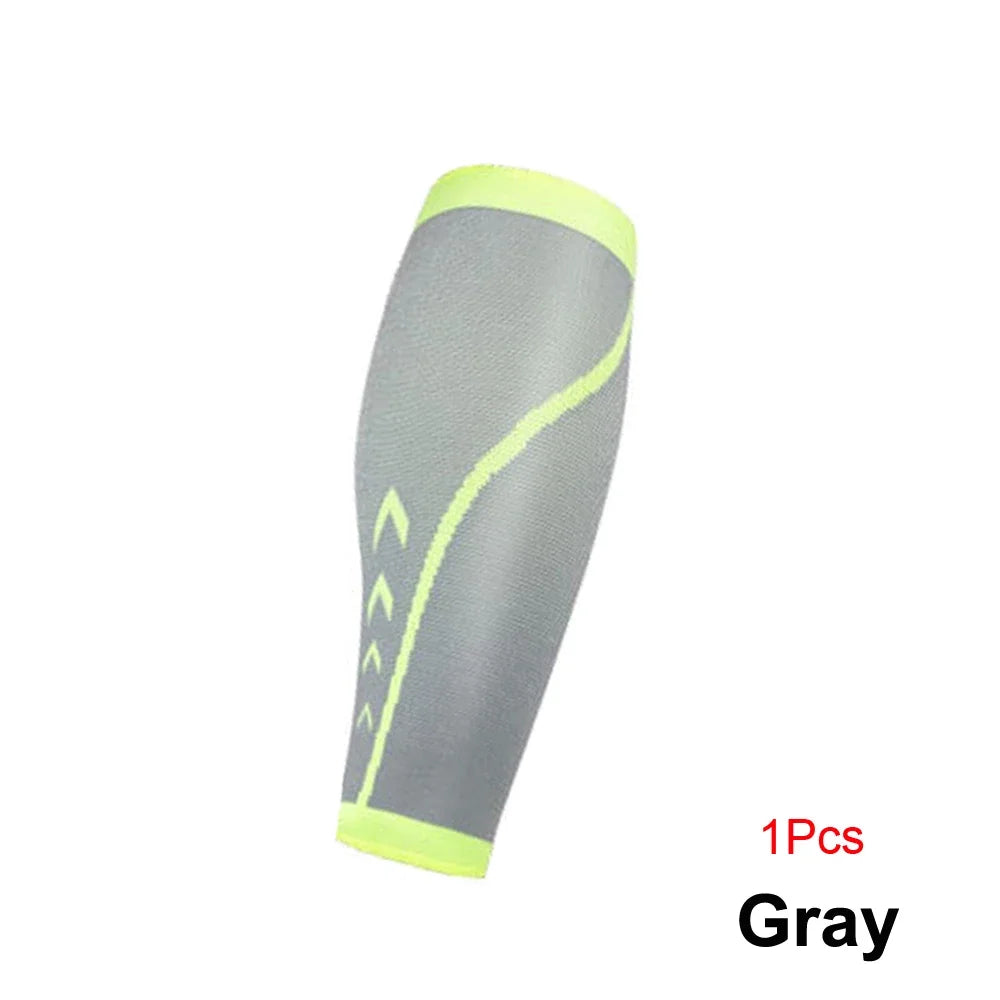 1Pcs Sports Compression Leg Sleeve Basketball Calf Support Running Antiskid Shin Guard Cycling Leg Warmers Sun UV Protection