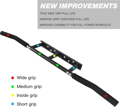 Pull up Bar, Chin up Bars Ceiling Mount, Workout for Home Gym, Beam, Crossfit -