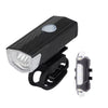 MTB Bike Lights Set USB LED Rechargeable Waterproof Mountain Bike Headlight Bicycle Light Front Warning Cycling Accessorie