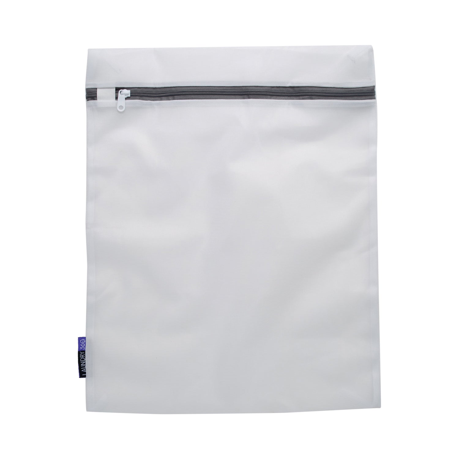 4 Pack Active Wear Wash Bag Set, 16" X 19" and 12" X 15", White, Grey