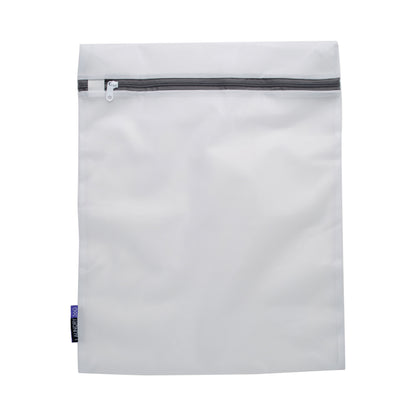4 Pack Active Wear Wash Bag Set, 16" X 19" and 12" X 15", White, Grey