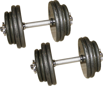 Ader Gray Adjustable Dumbbells- 40, 45, 50, 55, 60, 80 LB