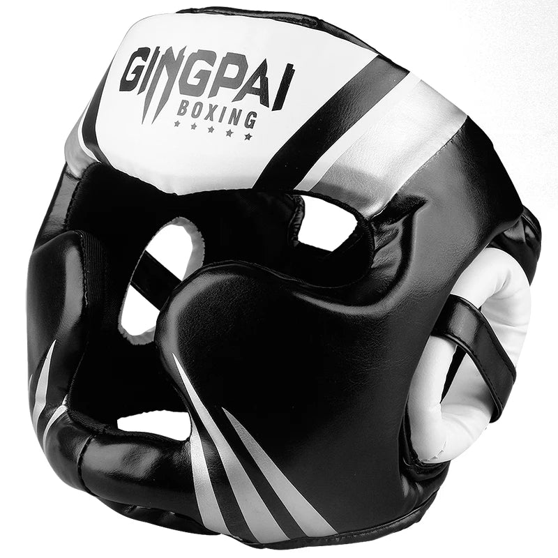 Boxing Head Protection Adult Fitness Equipment Aproved Closed Full Sports Headgear Men Women Sanda Helmets Kids Head Protector