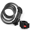 DOMEN Bicycle Heavy Duty Lock Anti-Theft 5 Digit Password Lock Bike Portable Security Steel Chain Lock Motorcycle Ring Lock