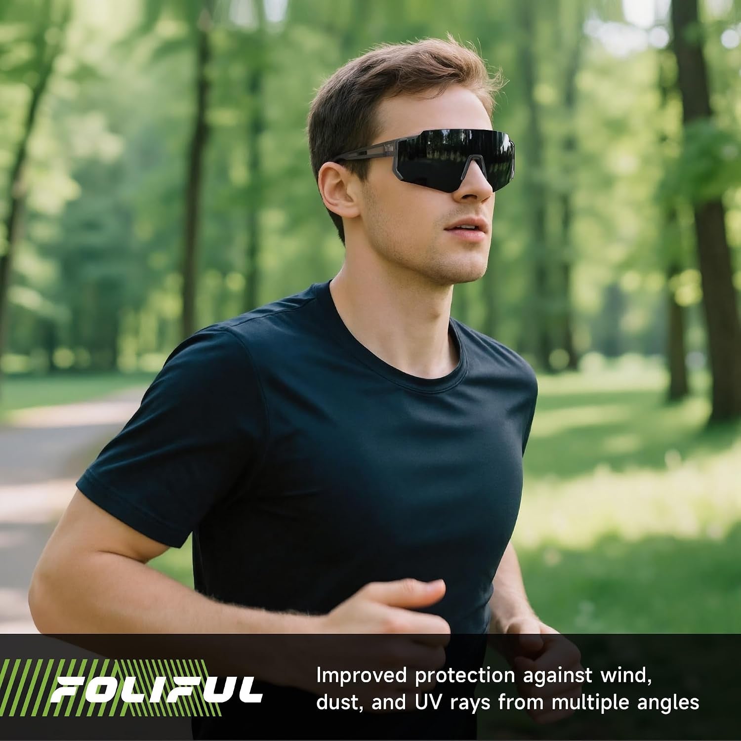 Sports Polarized Sunglasses Men Women for Running Baseball Hiking | 3 Pack Lightweight Sun Glasses with UV Protection for Cycling Fishing