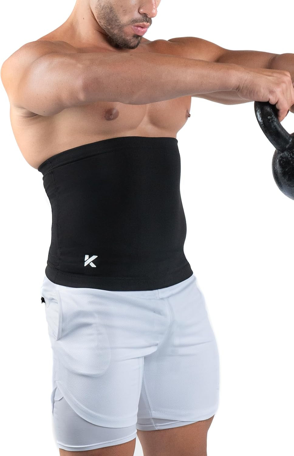 Men'S Heat Trapping Waist Toner - Waist Trainer for Men - Comfortable & Discreet Waist Trimmer Thermo Sauna Belt