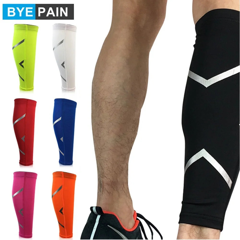 1Pcs Calf Compression Sleeves, Leg Compression Sock for Runner, Shin Splint, Varicose Vein &amp; Calf Pain Relief, Calf Guard Sports