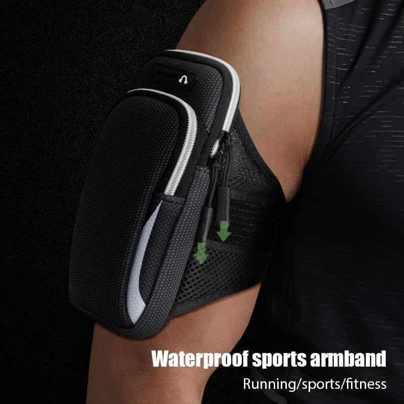 Universal Armband Sport Phone Case for Running Arm Phone Holder Sports Mobile Bag Hand for Iphone Xiaomi Huawei under 6.5" 7.2"