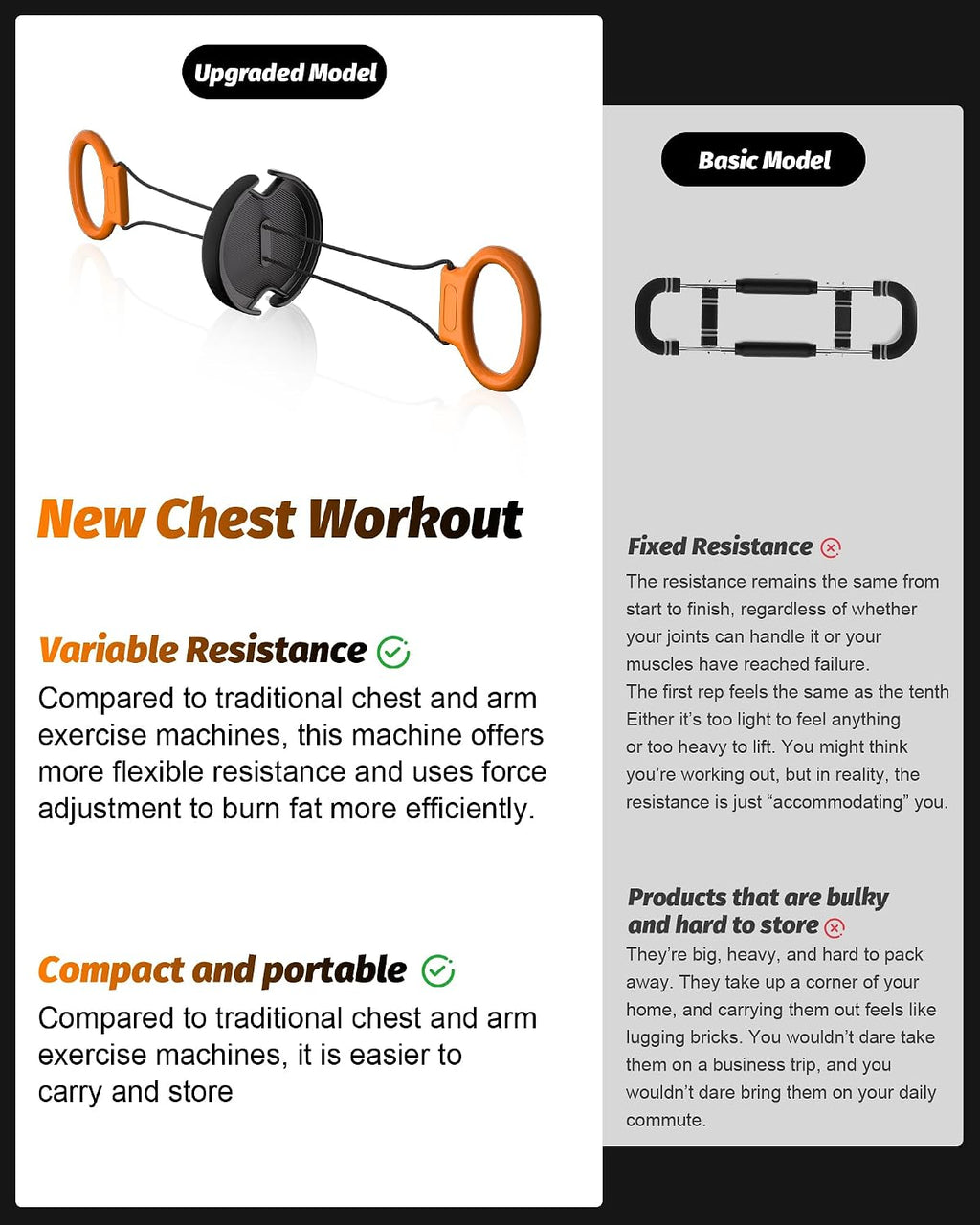 Flywheel Twister Arm Trainer, Chest Exerciser for Home Upper Body Workouts | Smooth Pull-And-Recoil Resistance, Dual Loop Handles, Compact Portability, and Controlled Bilateral Training for Daily Use